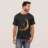 キャットインザムーンデザイン Tシャツ (正面フル)