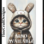 キャットインバニーコート、花のバスケットBU4デコパージュ 薄葉紙