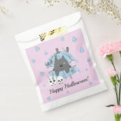 キャットインパンプキンスカルキャンディーコーンキッズハロウィーン フェイバーバッグ (封をした状態)