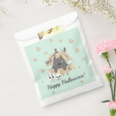 キャットインパンプキンスカルキャンディーコーンキッズハロウィーン フェイバーバッグ (封をした状態)