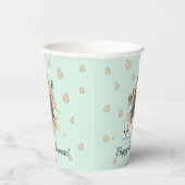 キャットインパンプキンスカルキャンディーコーンキッズハロウィーン 紙コップ (右)