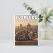 キャットインフィレンツェItaly Duomo Travel ポストカード (スタンド正面)