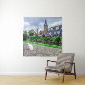 キャットイン伝統的魚釣り村 タペストリー (インサイチュ)