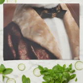 キャットイン喫煙 キッチンタオル (折り畳み)