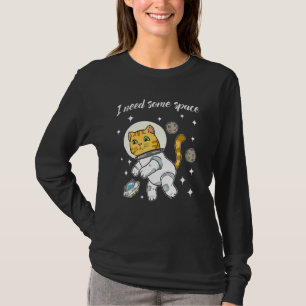 キャットイン宇宙Ufo銀河系ユニバースコスモス子猫 Tシャツ