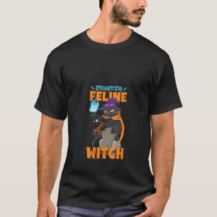 キャットウィッチオカルゴシックダークサタン非神聖ウィッチ Tシャツ