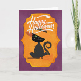 キャットウィッチハッピーハローウィン カード