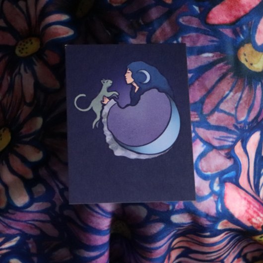 キャットウィッチムーン女神ウィッカ信者キャットパーソン カード