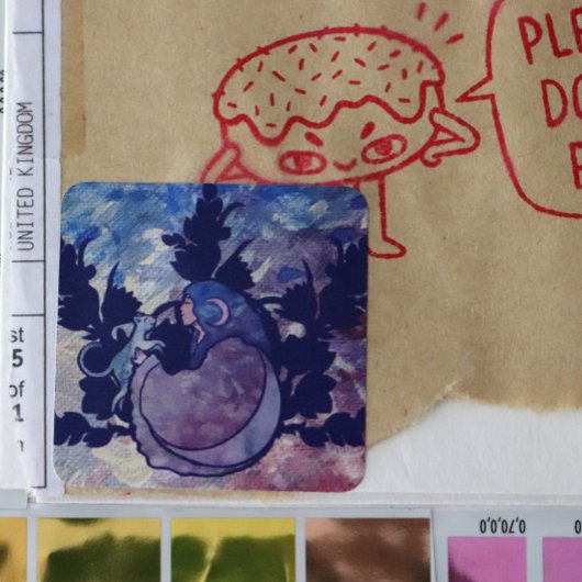 キャットウィッチムーン女神ウィッカ信者キャットパーソン スクエアシール