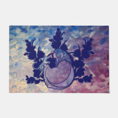 キャットウィッチムーン女神ウィッカ信者キャットパーソン ドアマット (正面)