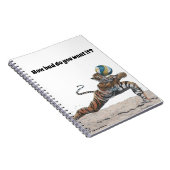 キャットウォリアー遊ズバレーボールスパイラルノート ノートブック (右側)