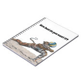 キャットウォリアー遊ズバレーボールスパイラルノート ノートブック (左側)