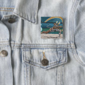 キャットウォリアー遊ズバレーボールファンタジーアートボタン 缶バッジ (インサイチュ)