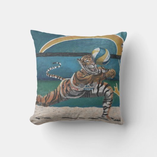 キャットウォリアー遊ズビーチバレーボール装飾用クッション クッション (正面)