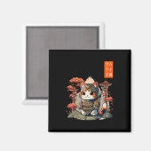 キャットウォリア日本のー書ズのかわいい向けアニメ マグネット (正面/裏面)