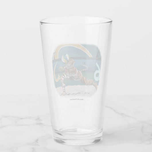 キャットウォリア遊ーのバレーボールファンタジーガラスカップ タンブラーグラス (裏面)