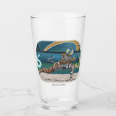 キャットウォリア遊ーのバレーボールファンタジーガラスカップ タンブラーグラス (正面)