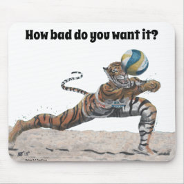 キャットウォリア遊ーのビーチバレーボールマウスパッド マウスパッド