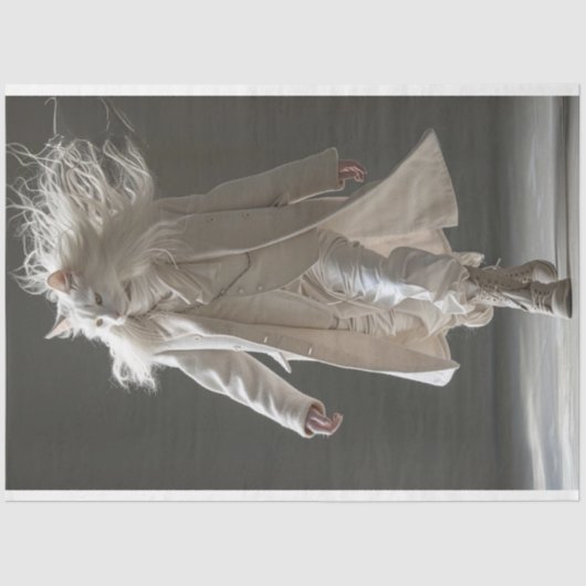 キャットウォークファッションショー滑走路の切り離し 薄葉紙 (正面)