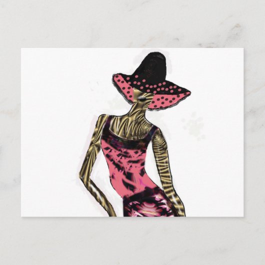 「キャットウォークモデル」* ポストカード (正面)