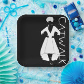 キャットウォーク紙プレート ペーパープレート (パーティー)