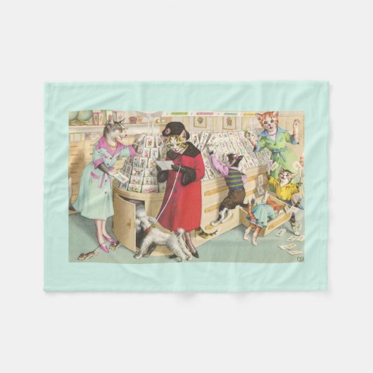 キャットウォーク: カード購買の無秩序-フリースブランケット フリースブランケット (正面(横))