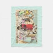 キャットウォーク: カード購買の無秩序-フリースブランケット フリースブランケット (正面)