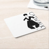 キャットウォーク スクエアペーパーコースター (アングル)