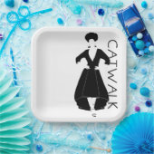 キャットウォーク ペーパープレート (パーティー)