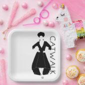 キャットウォーク ペーパープレート (パーティー)