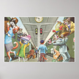 キャットウォーク：ポスターアートに乗り込む – Semigloss ポスター