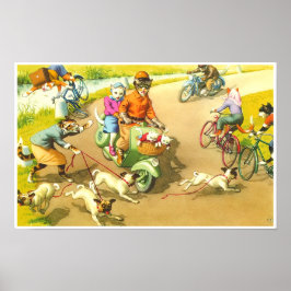 キャットウォーク：ワイルドスクーター乗りポスターアート ポスター