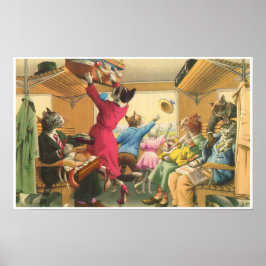 キャットウォーク：列車のカタストロフ – Poster Art ポスター