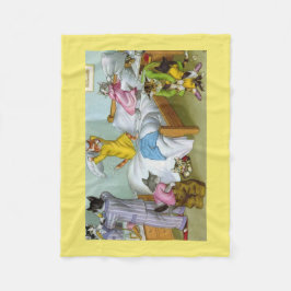 キャットウォーク: 就寝時間-フリースブランケットの大混乱 フリースブランケット