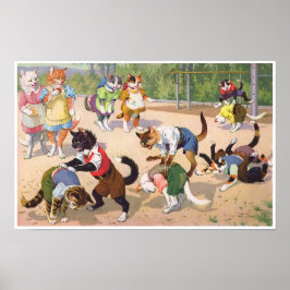 キャットウォーク：跳躍カエルのワイルドゲームのポスターアート ポスター