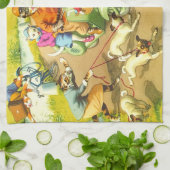 キャットウォーク: 野生のスクーターの乗車-ふきん キッチンタオル (折り畳み)