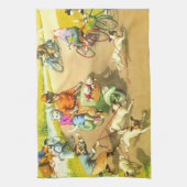 キャットウォーク: 野生のスクーターの乗車-ふきん キッチンタオル (縦)