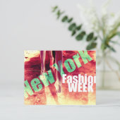 キャットウォーク – New York Cityのファッション週間 ポストカード (スタンド正面)