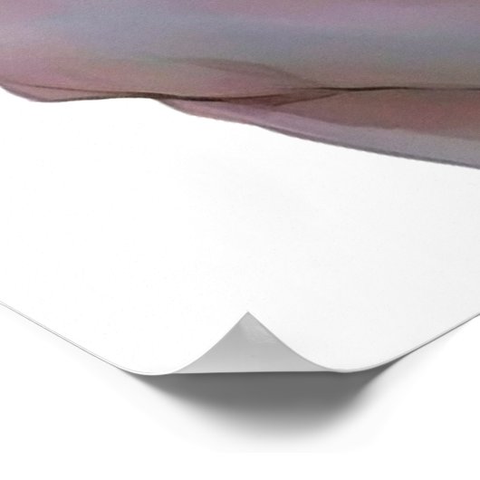 キャットウォーターを持つアニメガールポートレート ポスター (角)