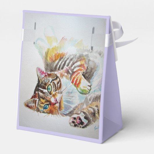 キャットウォーター誕生日パーティーケーキお願いボックス フェイバーボックス (裏面サイド)