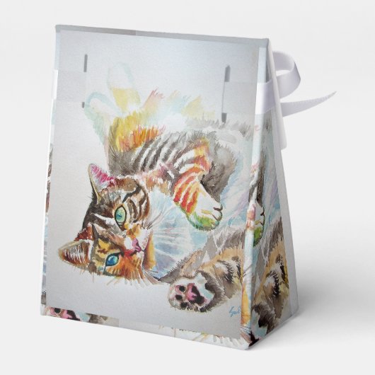 キャットウォーター誕生日パーティーケーキお願いボックス フェイバーボックス (裏面サイド)