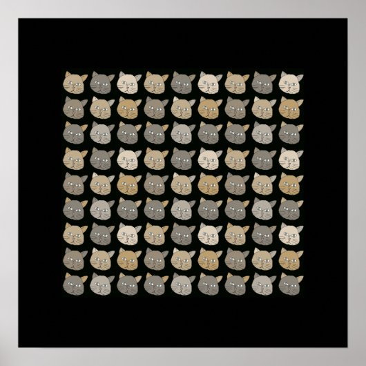 キャットウォールアート ポスター (正面)