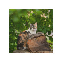 キャットウッドウォールアート