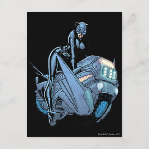 キャットウーマンとバイク ポストカード