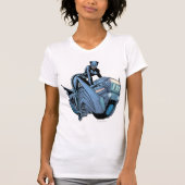 キャットウーマンとバイク Tシャツ (正面)