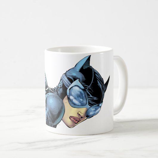 キャットウーマンの視線 コーヒーマグカップ (正面右)