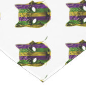 キャットウーマンの謝肉祭のマスク ショートテーブルランナー (コーナー)