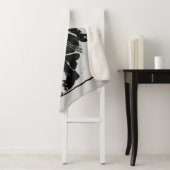 キャットウーマンインクブラシポーズ シェルパブランケット (インサイチュ)