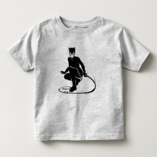 キャットウーマンインクブラシポーズ トドラーTシャツ