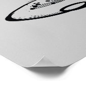 キャットウーマンインクブラシポーズ ポスター (角)